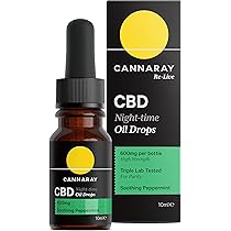 Cannaray Night-Time CBD Oil 600mg 10ml