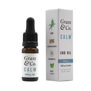 Grass & Co. CALM CBD Consumable Oil 1000mg with As Ch & Mint 10ml
