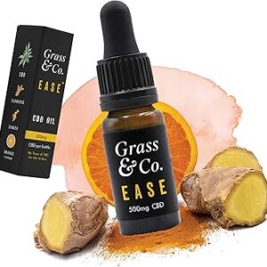 Grass & Co. EASE consumable CBD Oil 500mg with Ginger