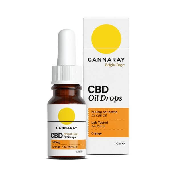 Bright Days Oil Drops Orange Flavour 500mg 10ml