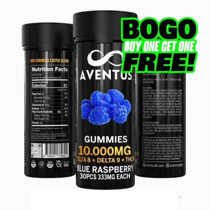 10000mg BLUE RASPBERRY DELTA 8 + DELTA 9 + THC-P