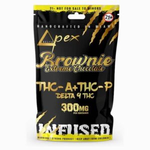 Brownie Extreme Chocolate THC-A + THC-P & Delta 9 THC 300mg