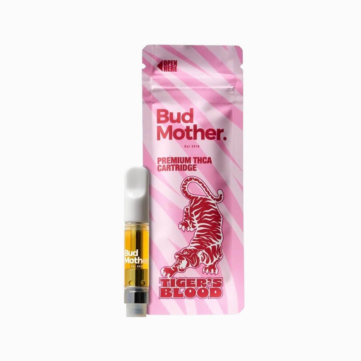 BudMother Tigers Blood THCA Vape Cartridge