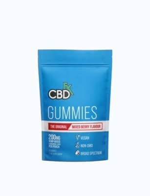 CBD +FX Hemp Gummies The Original Mixed Berry Flavour