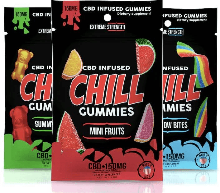 CHILL FULL SPECTRUM CBD GUMMIES & CHOCS 150mg