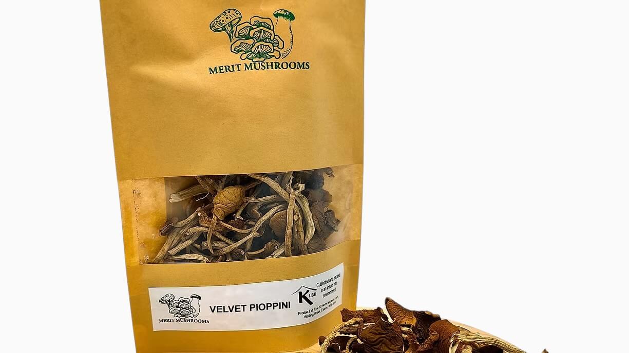 Dried Velvet Pioppini Mushrooms