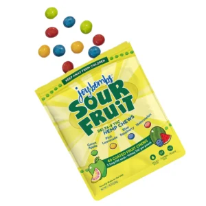 JOY BOMBS Sour Fruit Candies | 100mg THC per package
